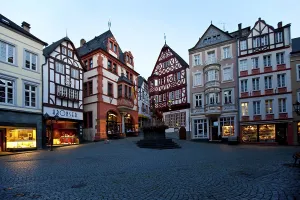 The historic Bernkastel marketplace