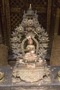 Historic bronce statue, Golden Temple Kwa Bahal
