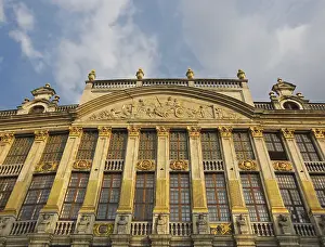 Detail of a historic building in Brussels