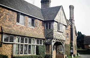 Historic building King Henry VIII, Hotel, Hever, Kent, England, UK, November 1958
