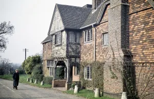 Historic building King Henry VIII, Hotel, Hever, Kent, England, UK, November 1958
