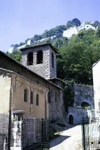 Historic buildings of the Fort du Rabot, Grenoble, France 1974