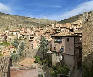 Historic buildings in medieval village of Albarracin