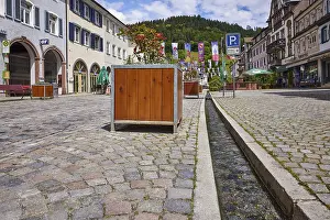 Historic buildings, old town, cobblestones