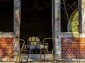 Historic buildings on the site of the former tuberculosis sanatorium in Beelitz