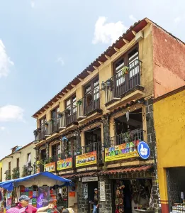 Historic buildings in town centre