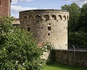Historic bulwark, fortress tower of the town wall