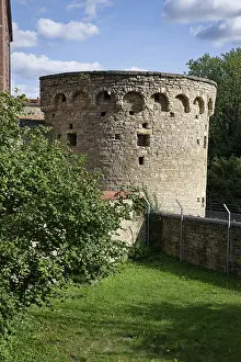 Historic bulwark, fortress tower of the town wall