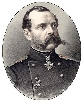 Historic chromolithography from the 19th century