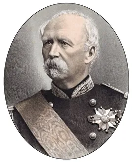 Historic chromolithography from the 19th century