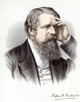 Historic chromolithography from the 19th century