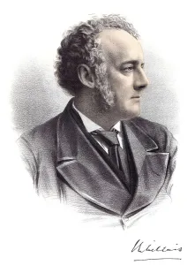 Historic chromolithography from the 19th century