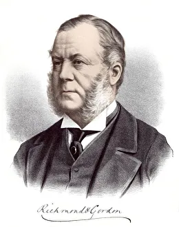 Historic chromolithography from the 19th century