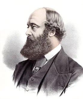 Historic chromolithography from the 19th century