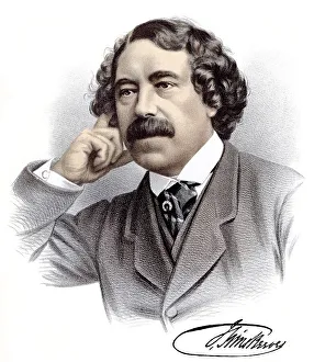 Historic chromolithography from the 19th century
