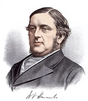 Historic chromolithography from the 19th century