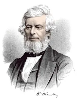Historic chromolithography from the 19th century
