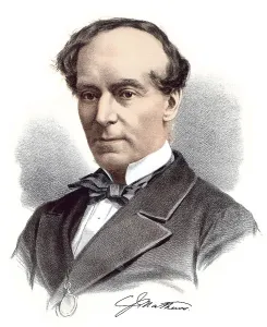 Historic chromolithography from the 19th century