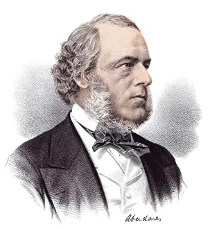 Historic chromolithography from the 19th century