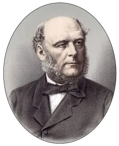 Historic chromolithography from the 19th century