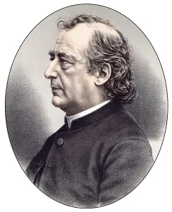 Historic chromolithography from the 19th century
