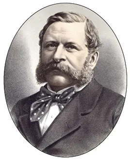 Historic chromolithography from the 19th century