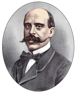 Historic chromolithography from the 19th century