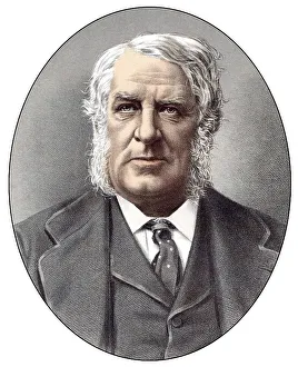 Historic chromolithography from the 19th century