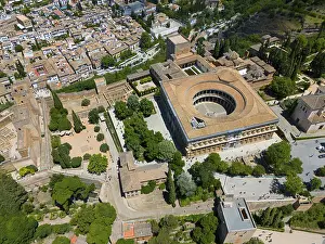 Historic city with striking round building