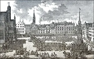 Historic cityscape, 17th Century