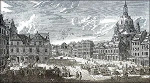 Historic cityscape, 17th century
