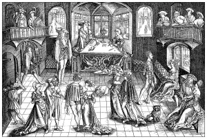 Historic drawing from the 19th century