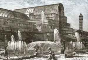 Historic drawing, Crystal Palace