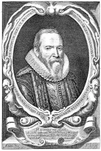 Historic drawing, portrait of Johan van Oldenbarnevelt
