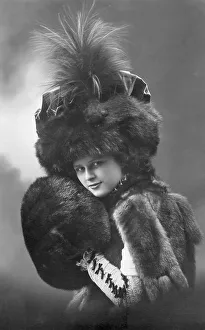 Historic fashion photograph, female model
