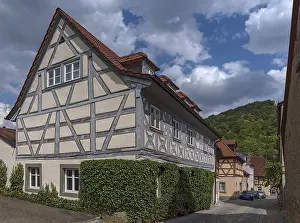 Historic, Franconian half-timbered house