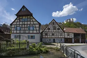 Historic Franconian half-timbered houses