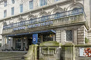 Historic frontage of Britannia Adelphi Hotel
