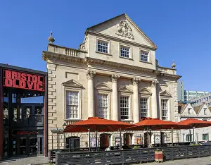 Historic Georgian facade of the Bristol Old Vic theatre