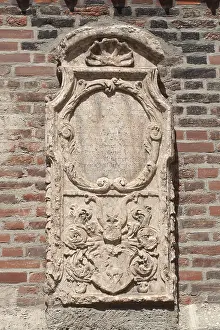 Historic gravestone at the Church of Our Lady