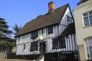 Historic half-timbered building Spice Cottage