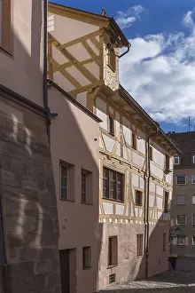 Historic half-timbered house in the old town