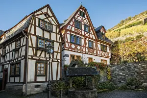 Historic half-timbered houses, Bacharach