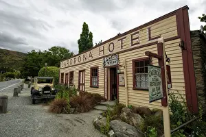 Historic Hotel with Oldtimer and Wild West Architecture