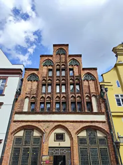 Historic house with stepped gable in Stralsund