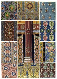 Historic illustration, French ornaments