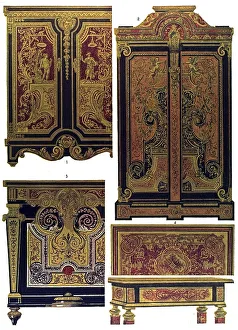 Historic illustration, French ornaments