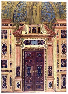 Historic illustration, German ornaments