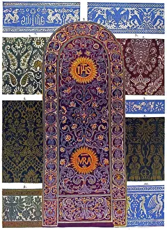 Historic illustration, German ornaments
