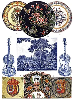 Historic illustration, German ornaments